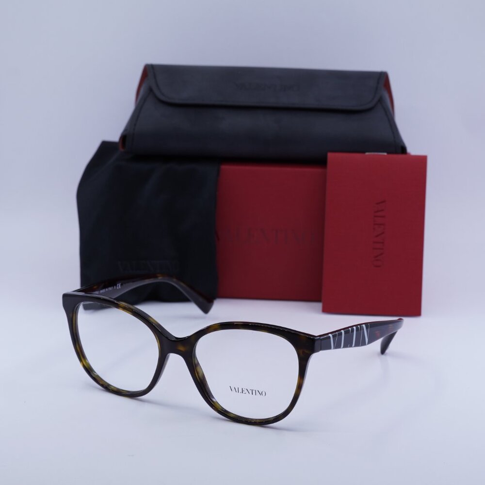Final Price! Valentino VA3014 5196 Havana Eyeglasses 53mm